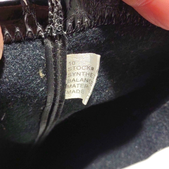 Maurice's Faux Leather Calf high heel boots. Size 10 Black - Picture 11 of 12